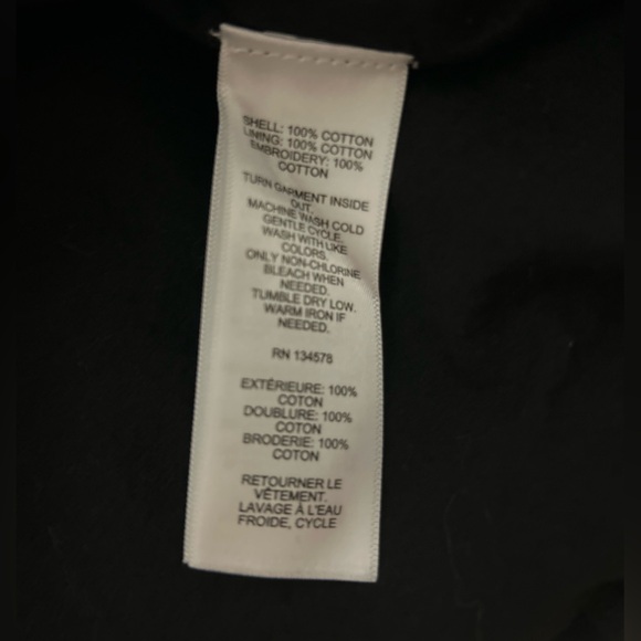 Vineyard Vines women’s 100% cotton Sleeveless Black Eyelet Ruffle Floral Top, M - Picture 6 of 6